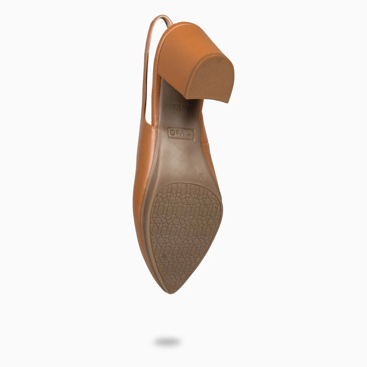 KYARA - Zapato destalonado CAMEL