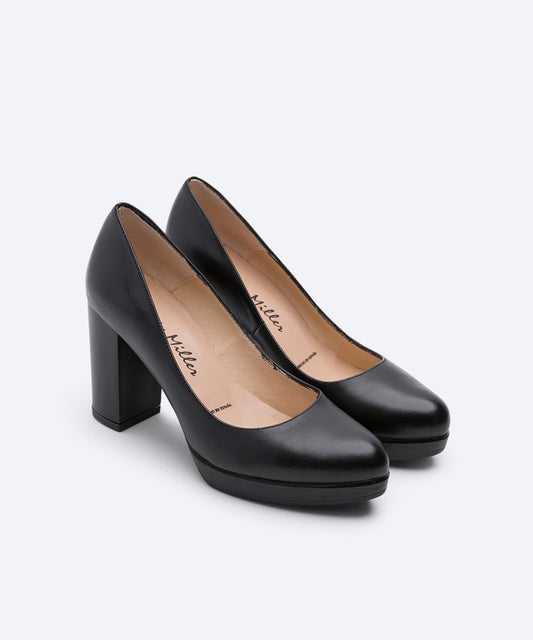 TAMBRE - Zapato confort con plataforma NEGRO
