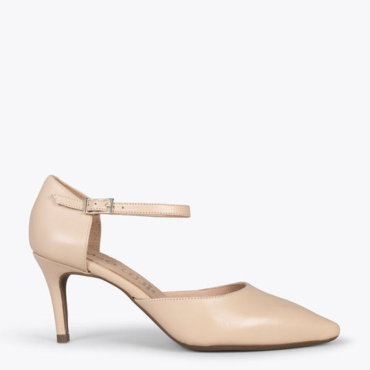 DONNA - Zapatos cómodos con tacón fino BEIGE