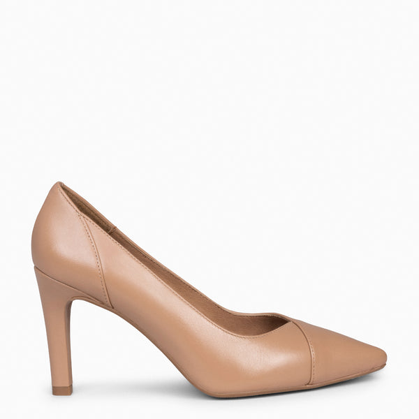 GLAM – Zapatos elegantes de tacón alto NUDE