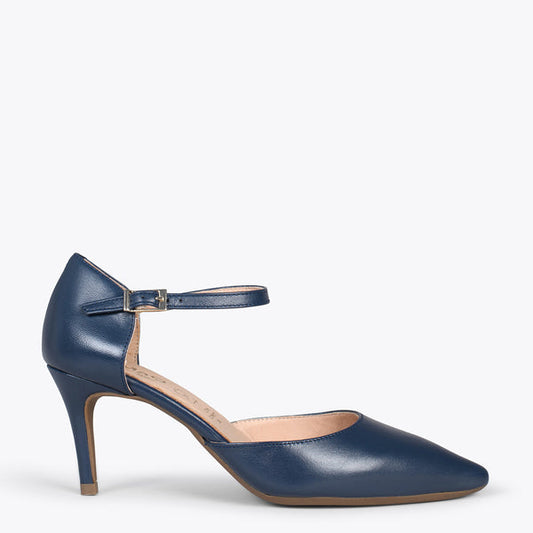 DONNA - Zapatos cómodos con tacón fino MARINO